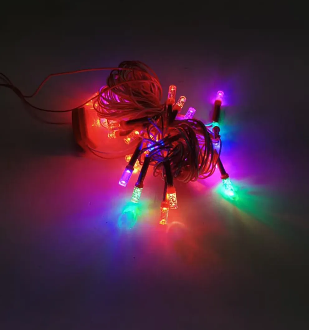 Illuminated Multi-Color LED Rice Light String